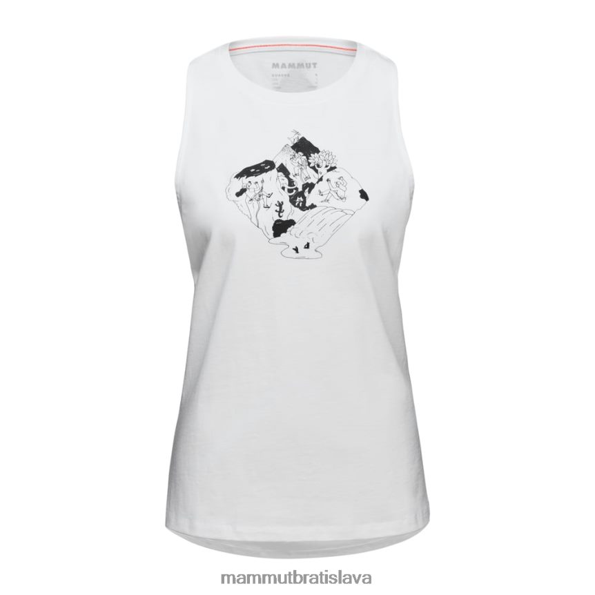 sk Mammut oblečenie ženy massone tank top horolezec biely T4LB6J112