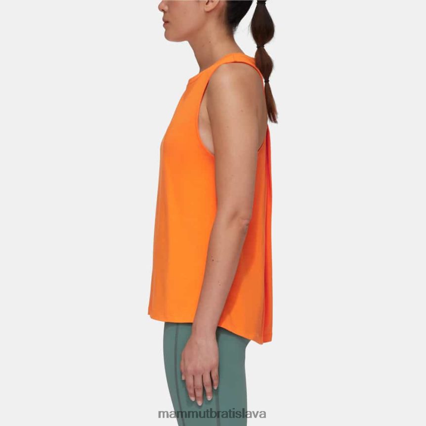 sk Mammut oblečenie ženy massone tielko nášivka tmavá mandarínka T4LB6J154