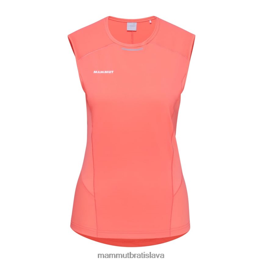 sk Mammut oblečenie ženy aenergy fl cap rukáv top losos T4LB6J1105