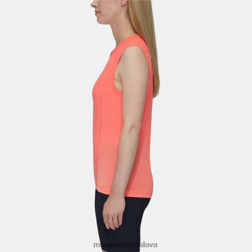 sk Mammut oblečenie ženy aenergy fl cap rukáv top losos T4LB6J1105