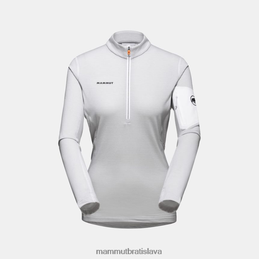 sk Mammut oblečenie ženy aenergy light ml polovičný zips ťah biela-diaľnica T4LB6J167