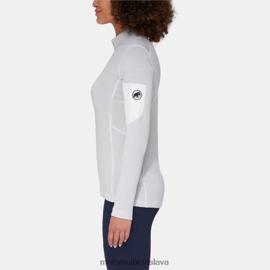 sk Mammut oblečenie ženy aenergy light ml polovičný zips ťah biela-diaľnica T4LB6J167