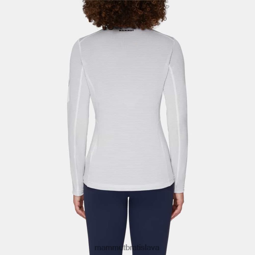 sk Mammut oblečenie ženy aenergy light ml polovičný zips ťah biela-diaľnica T4LB6J167