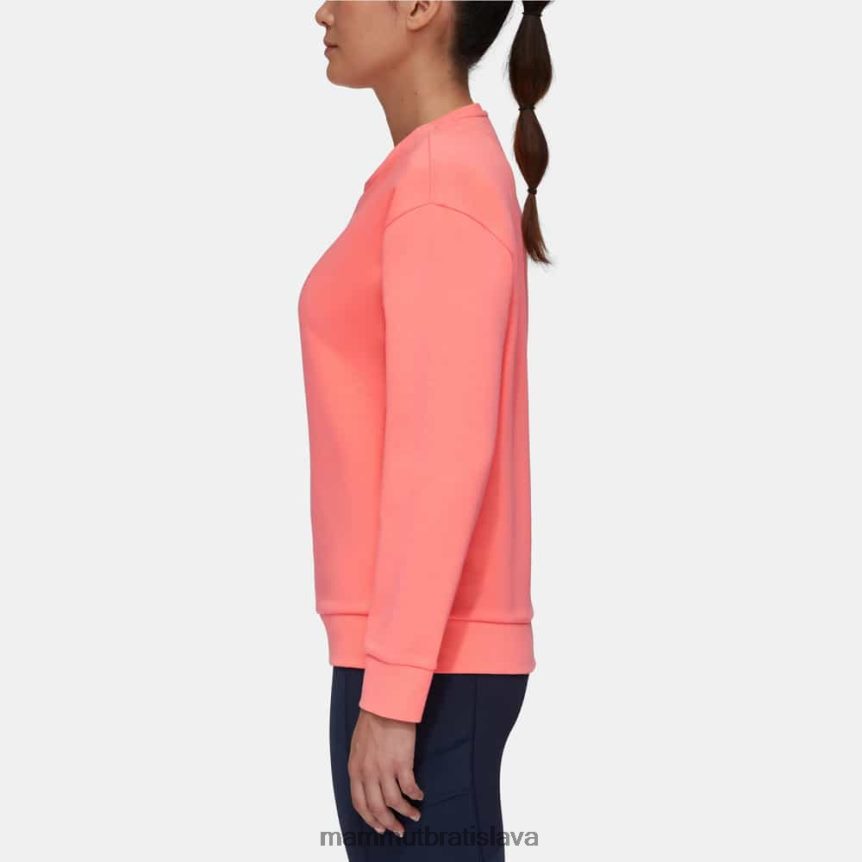 sk Mammut oblečenie ženy logo core ml crew na krku losos T4LB6J1034
