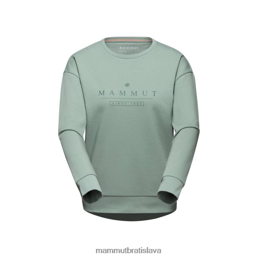 sk Mammut oblečenie ženy logo core ml crew na krku nefrit T4LB6J213