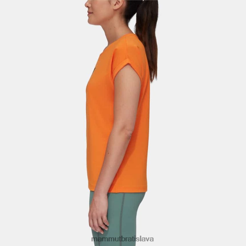 sk Mammut oblečenie ženy horské tričko eiger tmavá mandarínka T4LB6J893