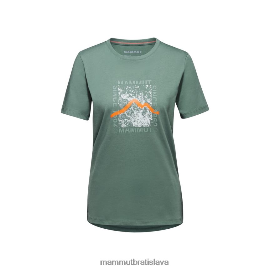 sk Mammut oblečenie ženy jadro krabička na tričko tmavý nefrit T4LB6J1094