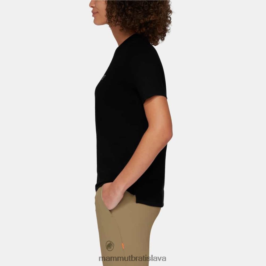 sk Mammut oblečenie ženy jadrové logo na tričku čierna T4LB6J215