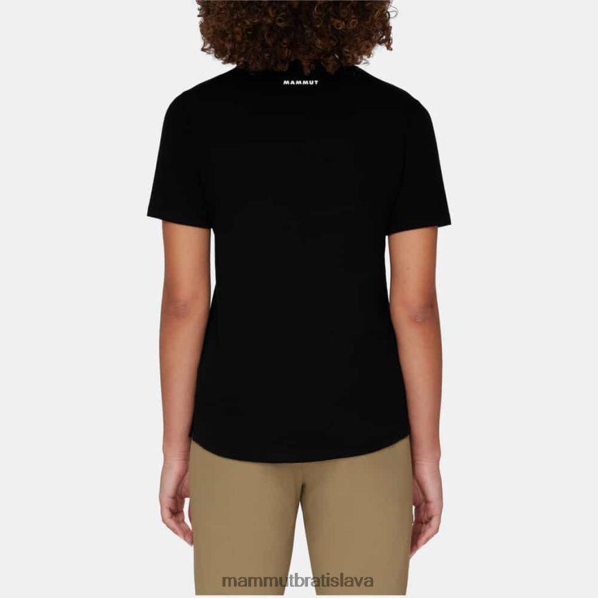 sk Mammut oblečenie ženy jadrové logo na tričku čierna T4LB6J215
