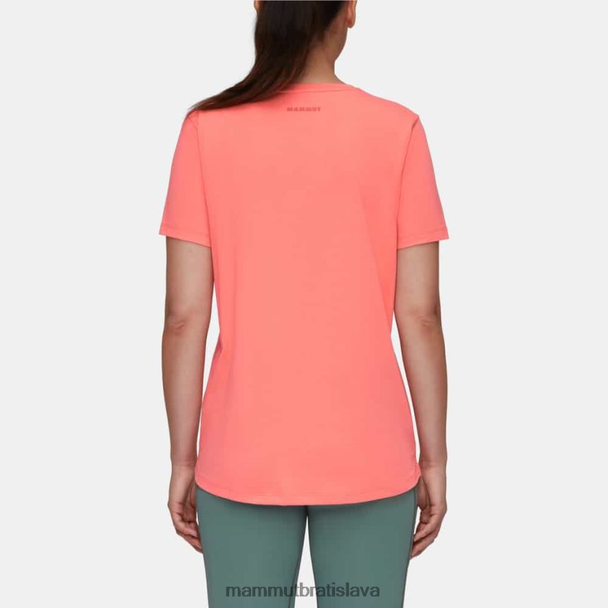 sk Mammut oblečenie ženy jadrové logo na tričku losos T4LB6J1040