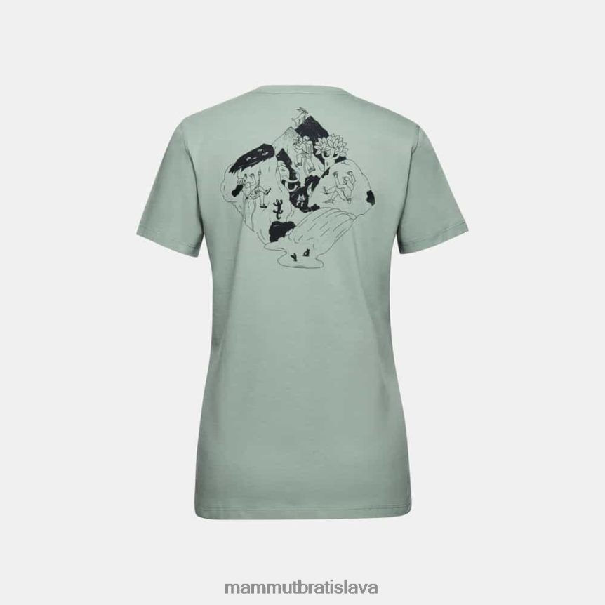 sk Mammut oblečenie ženy massone t-shirt crag nefrit T4LB6J1091