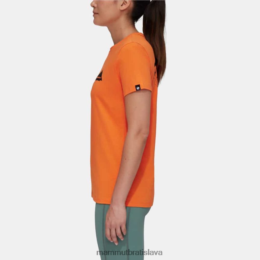 sk Mammut oblečenie ženy massone t-shirt crag tmavá mandarínka T4LB6J1090