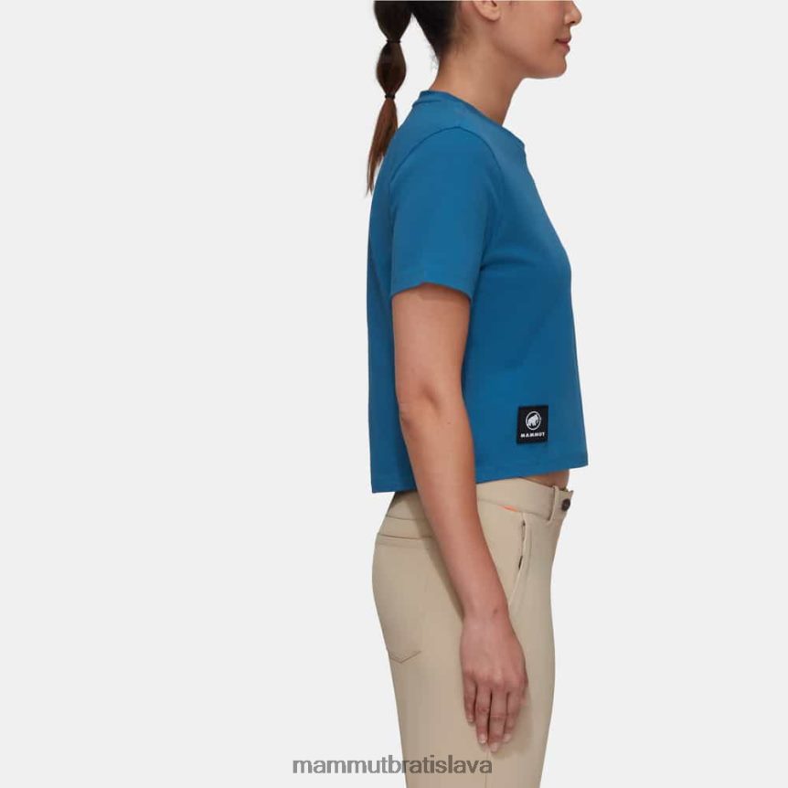 sk Mammut oblečenie ženy massone t-shirt cropped patch hlboký ľad T4LB6J978