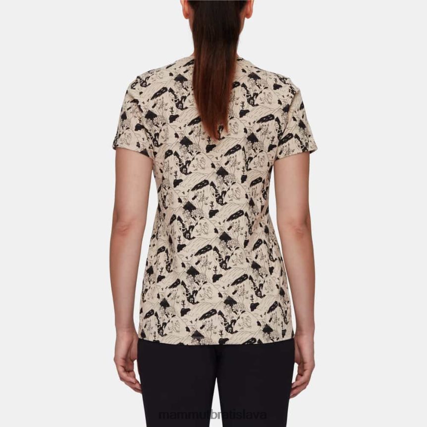 sk Mammut oblečenie ženy massone t-shirt lezecká scéna savana-čierna T4LB6J1107
