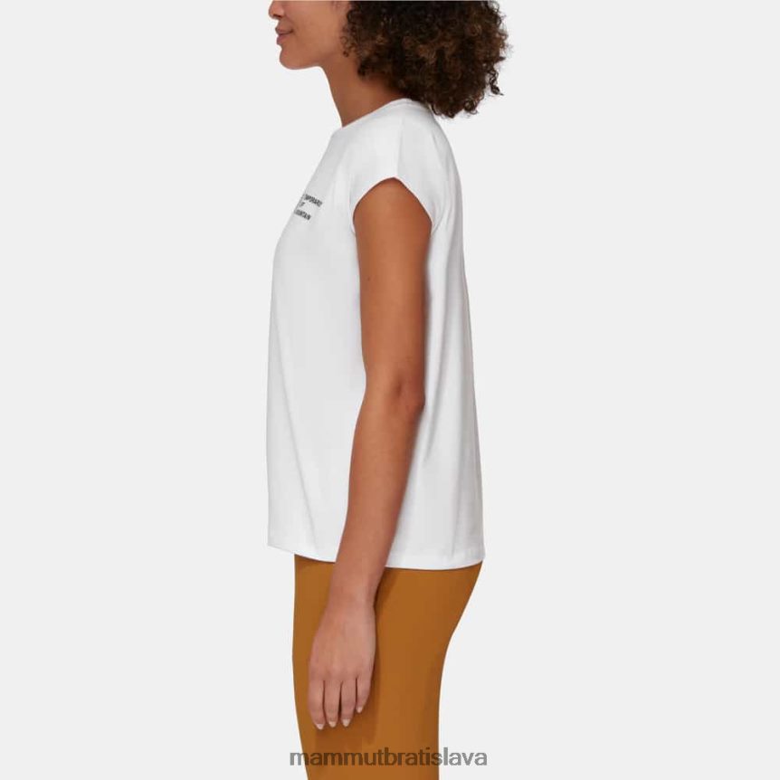 sk Mammut oblečenie ženy off mountain tričko biely T4LB6J263