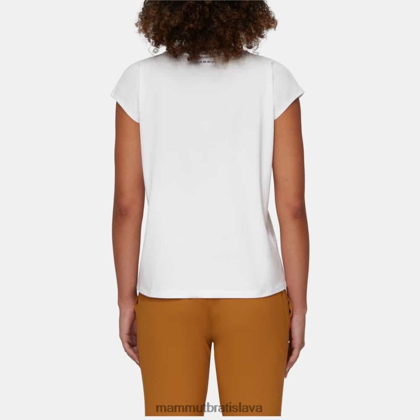sk Mammut oblečenie ženy off mountain tričko biely T4LB6J263