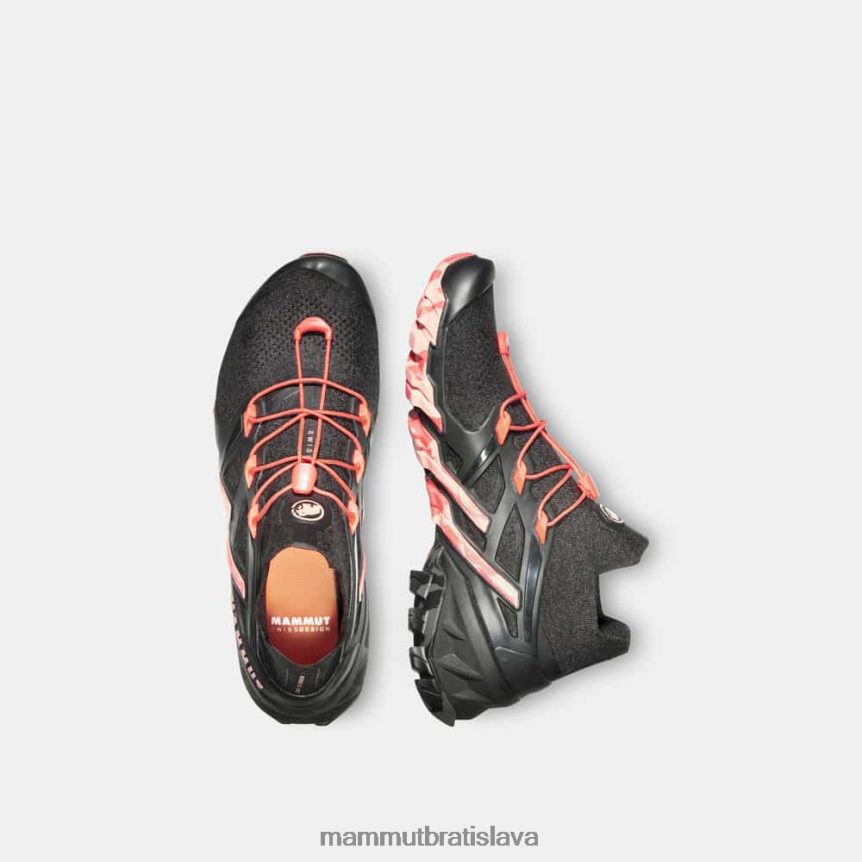 sk Mammut obuv ženy aegility pro stred čierny-tmavý losos T4LB6J346