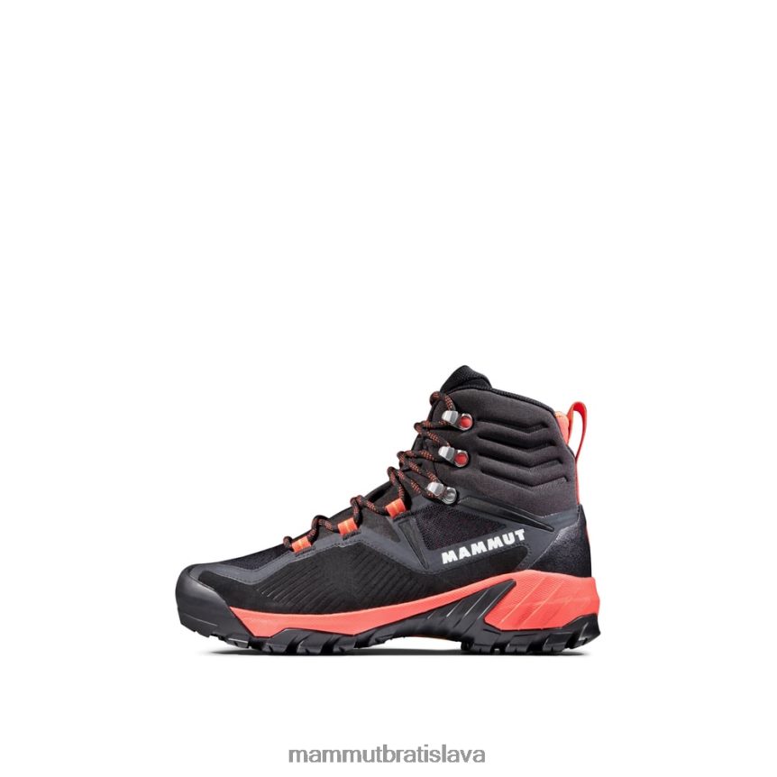 sk Mammut obuv ženy sapuen high gtx čierny-tmavý losos T4LB6J1260