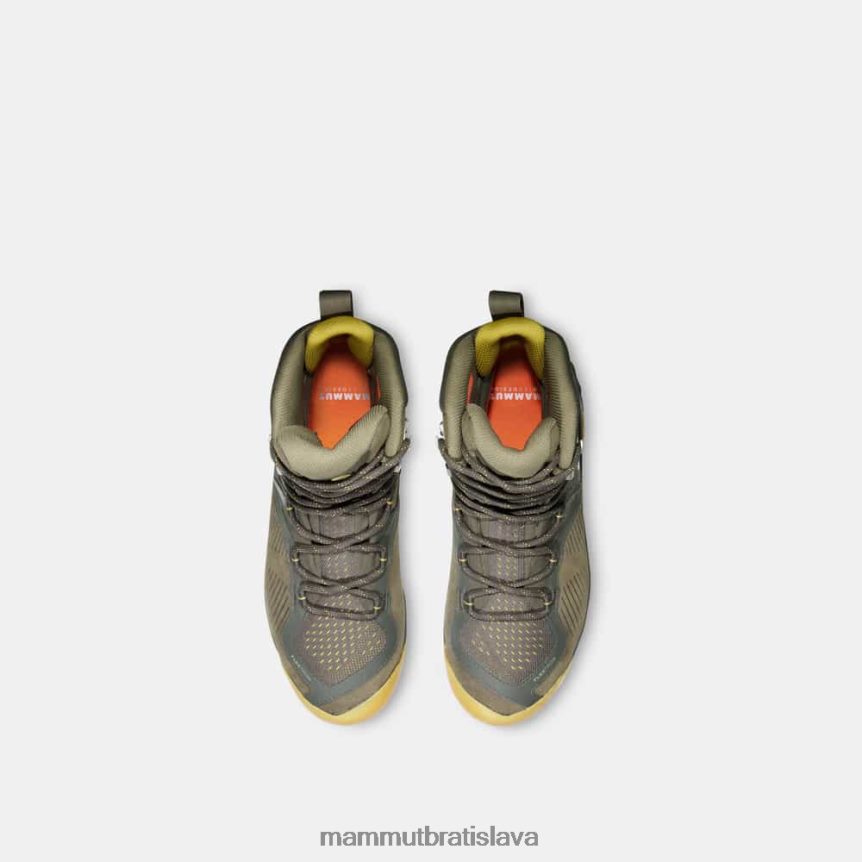 sk Mammut obuv ženy sapuen high gtx tmavá cínovo-jantárová zelená T4LB6J1259