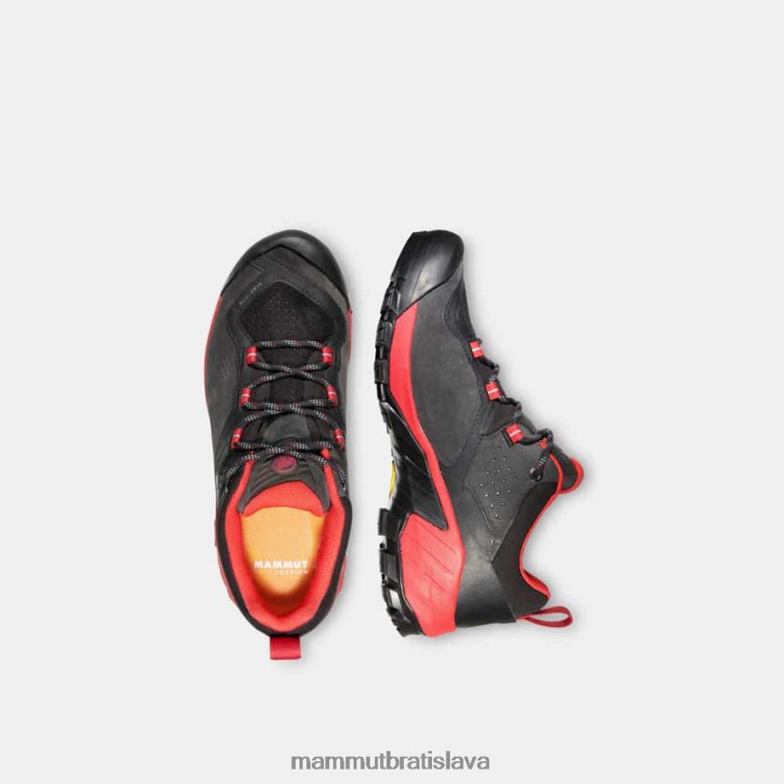 sk Mammut obuv ženy sapuen low gtx čierny-západ slnka T4LB6J366